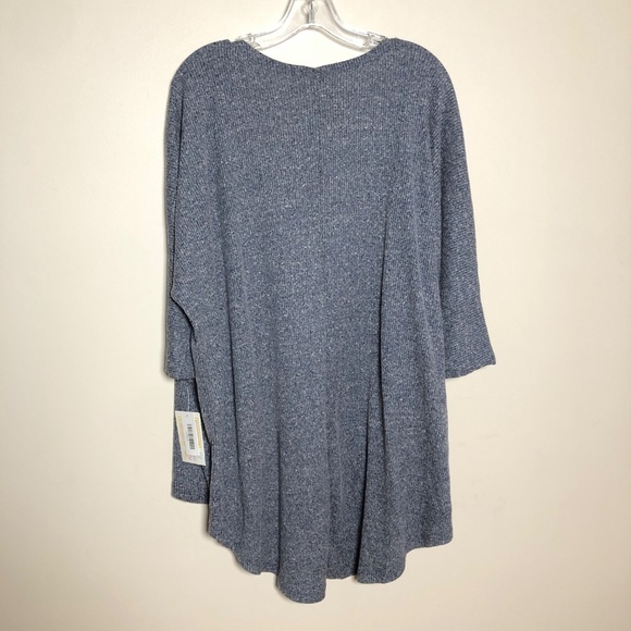 NWT Lularoe Lindsay Blue Cardigan Size M - Picture 3 of 6